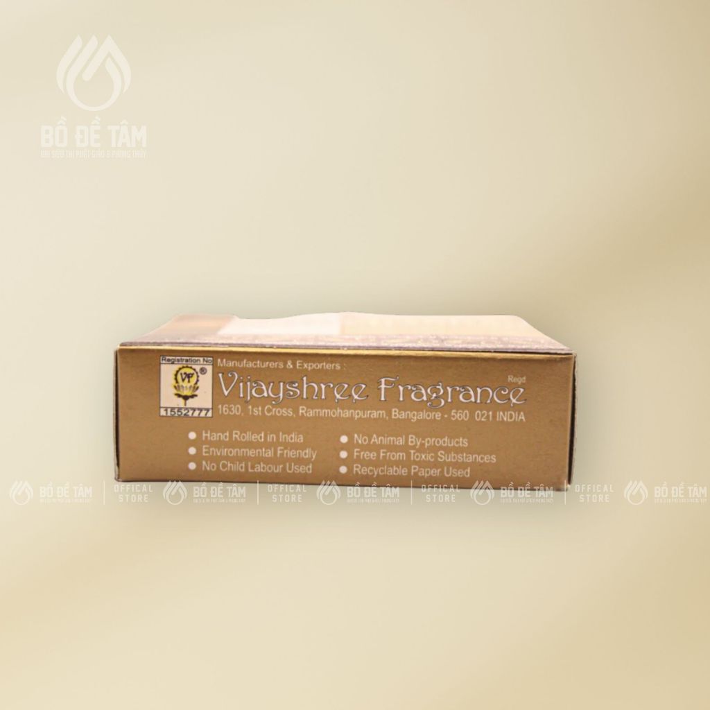 Nhang Trầm Nụ Ấn Độ Nag Golden Chandan Masala (Hộp 10 Nụ)