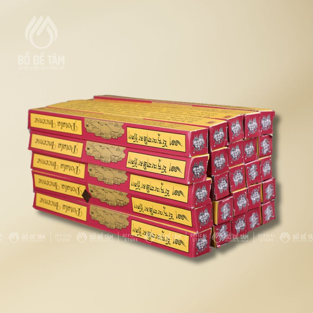 Nhang Tây Tạng Potala, Nhang Thảo Mộc Tự Nhiên [Dài 26cm] - Không gian bài trí trang nghiêm thanh tịnh - Siêu Thị Đại Bồ Đề Tâm