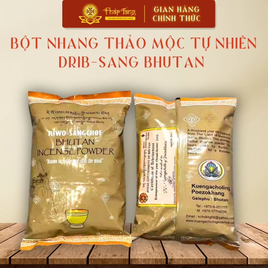Bột Nhang Thảo Mộc Tự Nhiên Riwo-Sangchoe Bhutan