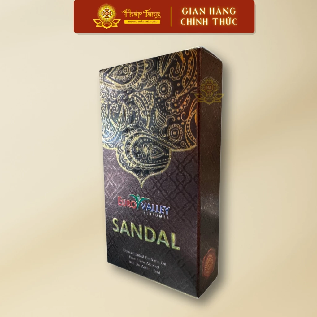 Tinh Dầu Chiên Đàn Ấn Độ Euro Valley 6ml - Tinh Dầu Đẳng Cấp Từ Ấn Độ