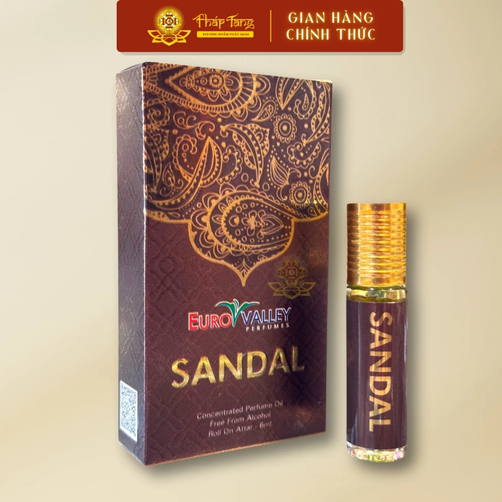 Tinh Dầu Chiên Đàn Ấn Độ Euro Valley 6ml - Tinh Dầu Đẳng Cấp Từ Ấn Độ