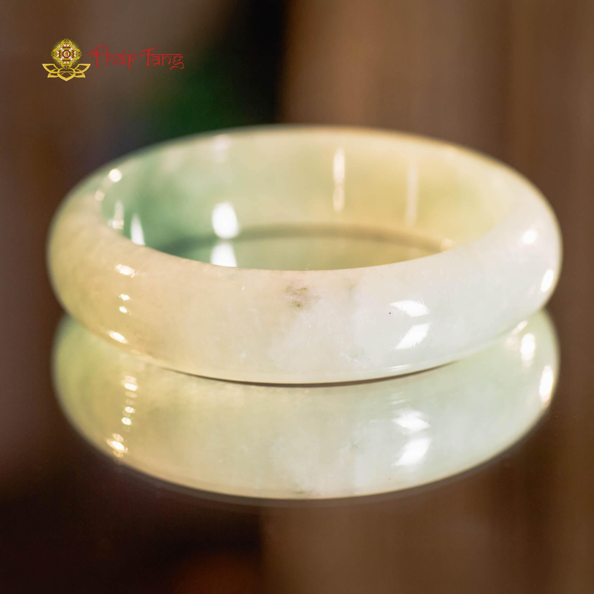 Vòng Ngọc Jade Type A Myanmar Chính Gốc – Ni Tay 55.12