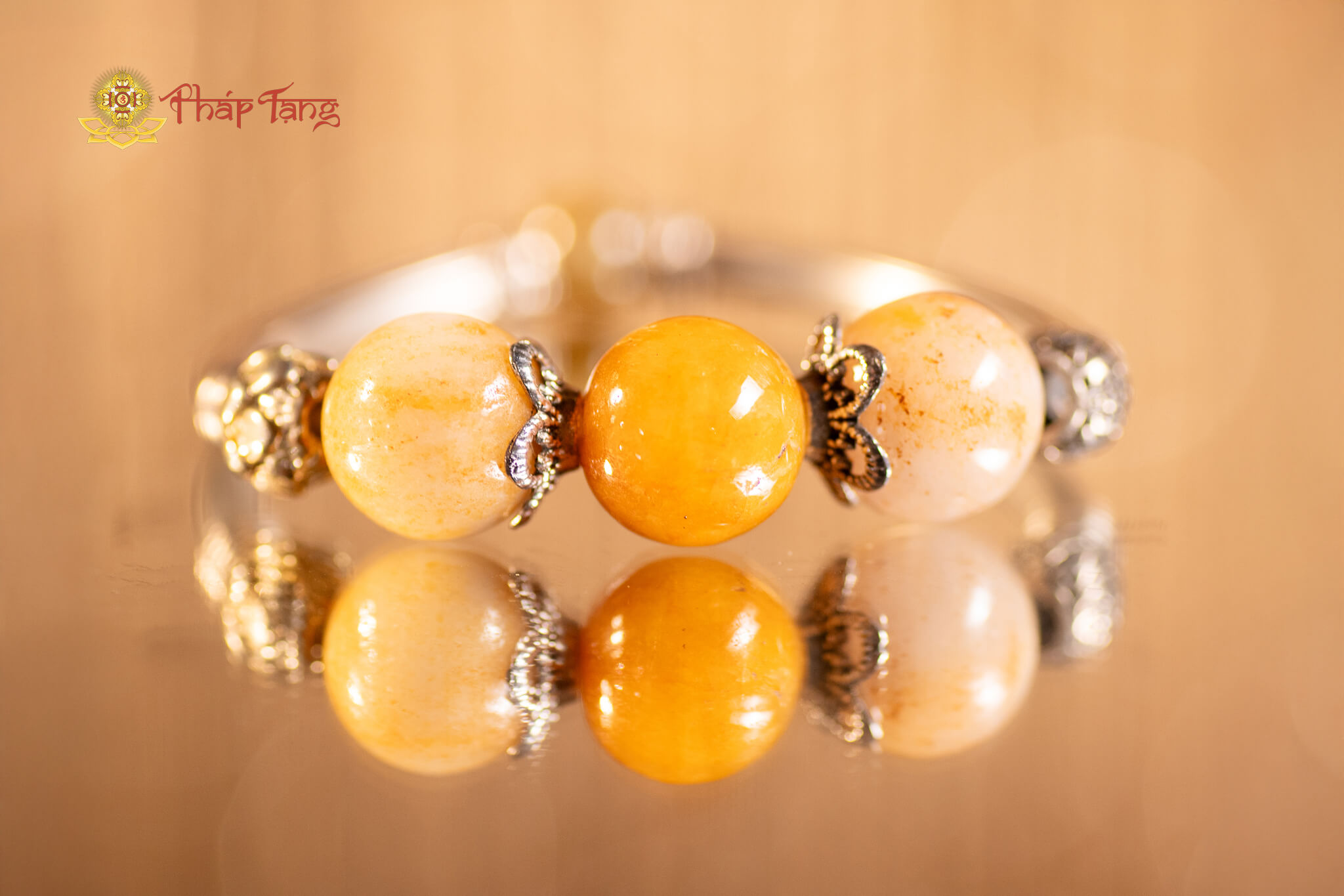 VÒNG TAY 3 NGỌC JADE ĐẬU 12li MIX CHARM BẠC 925