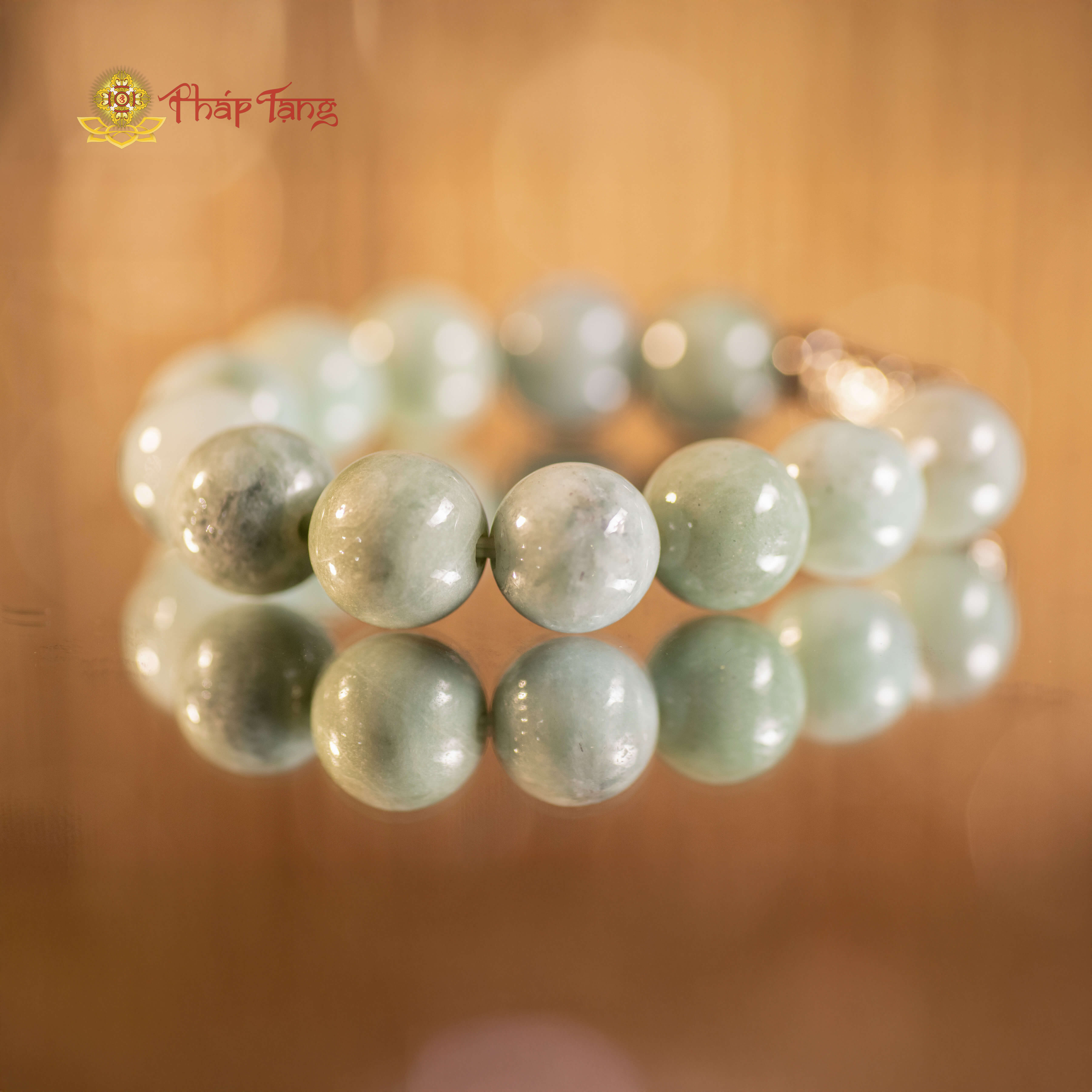 VÒNG TAY PHỈ THUÝ 14LY MYANMAR TYPE A MIX CHARM BẠC 925 - PHÁP TẠNG