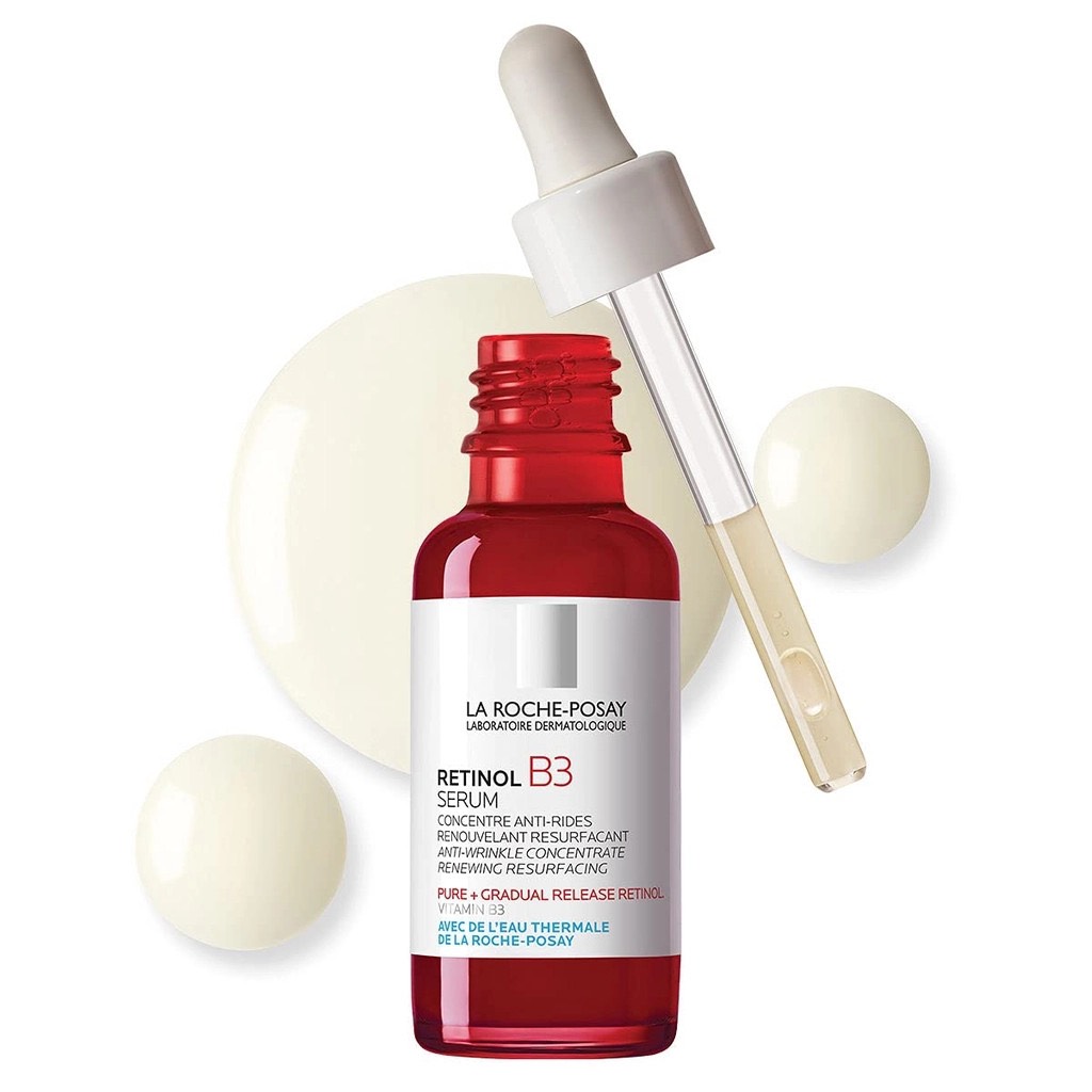 LAROCHE-POSAY Serum Giảm Thâm Nám & Nếp Nhăn, Chống Lão Hóa - RETINOL B3 SERUM ANTI-WRINKLE CONCENTRATE REGENERATING RESURFACING (30ml)
