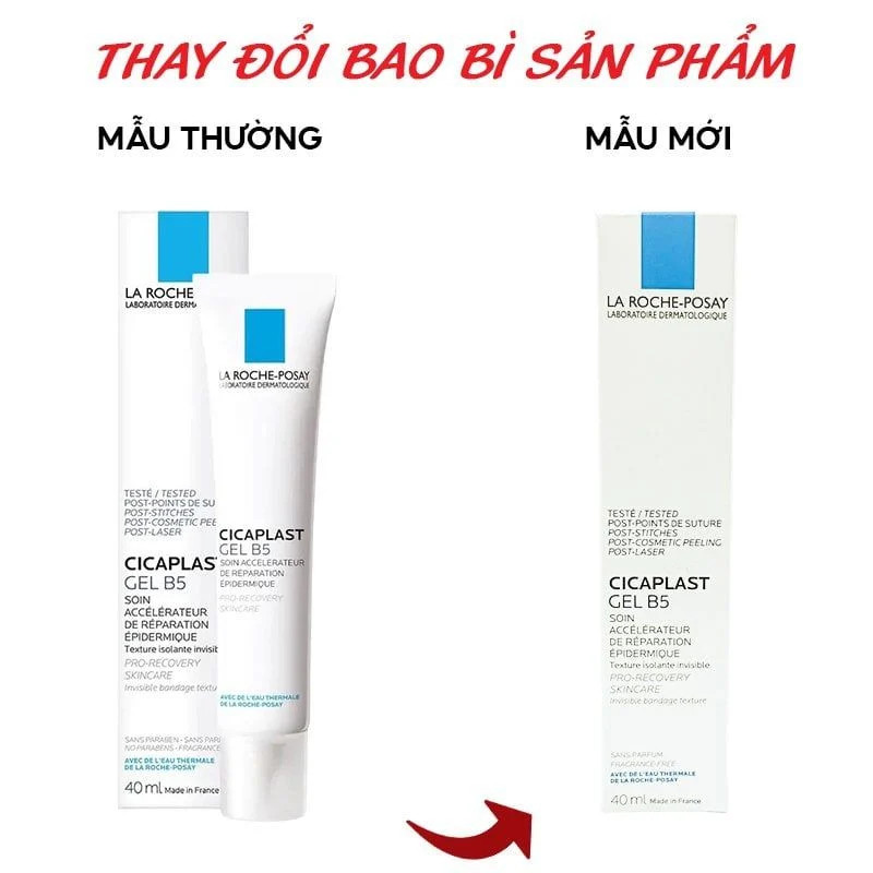 LAROCHE-POSAY Kem Dưỡng Mờ Sẹo, Cải Thiện Da - CICAPLAST GEL B5 EPIDERMAL RECOVERY ACCELERATOR SKINCARE (40ml)