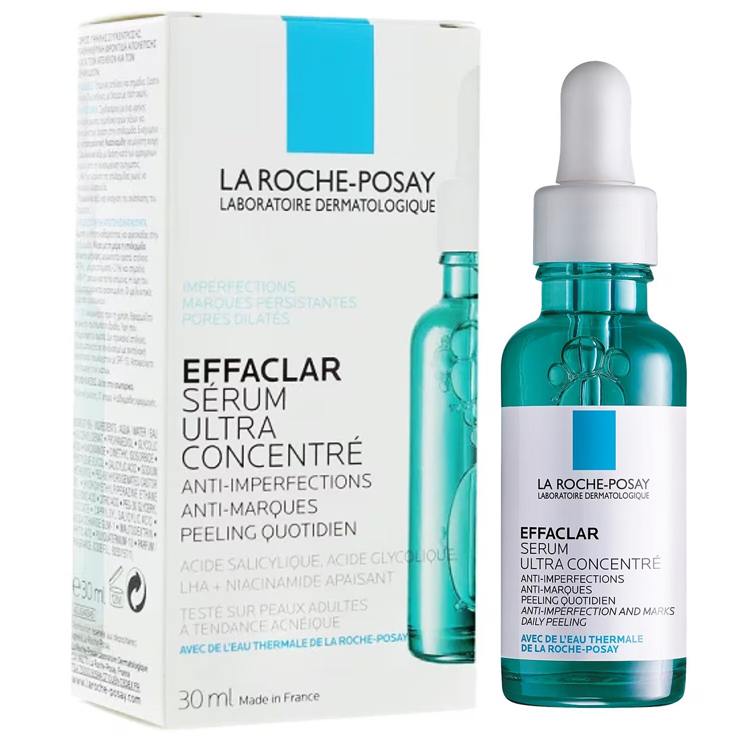 LAROCHE-POSAY Dưỡng Chất Giảm Mụn 3 Tác Động - EFFACLAR ULTRA CONCENTRATED SERUM (30ml)