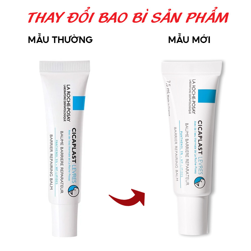 LAROCHE-POSAY Kem Dưỡng Môi Bổ Sung Độ Ẩm Và Bảo Vệ Môi - CICAPLAST LEVRES BARRIER REAIRING BALM (7.5ml)