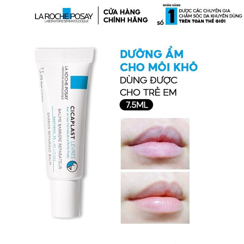 LAROCHE-POSAY Kem Dưỡng Môi Bổ Sung Độ Ẩm Và Bảo Vệ Môi - CICAPLAST LEVRES BARRIER REAIRING BALM (7.5ml)