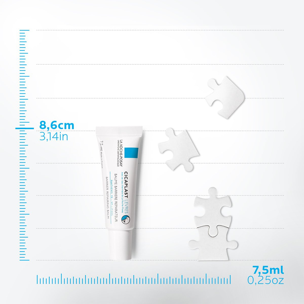 LAROCHE-POSAY Kem Dưỡng Môi Bổ Sung Độ Ẩm Và Bảo Vệ Môi - CICAPLAST LEVRES BARRIER REAIRING BALM (7.5ml)