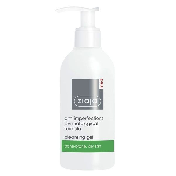 ZIAJA Gel Rửa Mặt Ngừa Khuẩn Giảm Mụn - MED ANTI-IMPERFECTIONS DERMATOLOGICAL FORMULA CLEANSING GEL (200ml)
