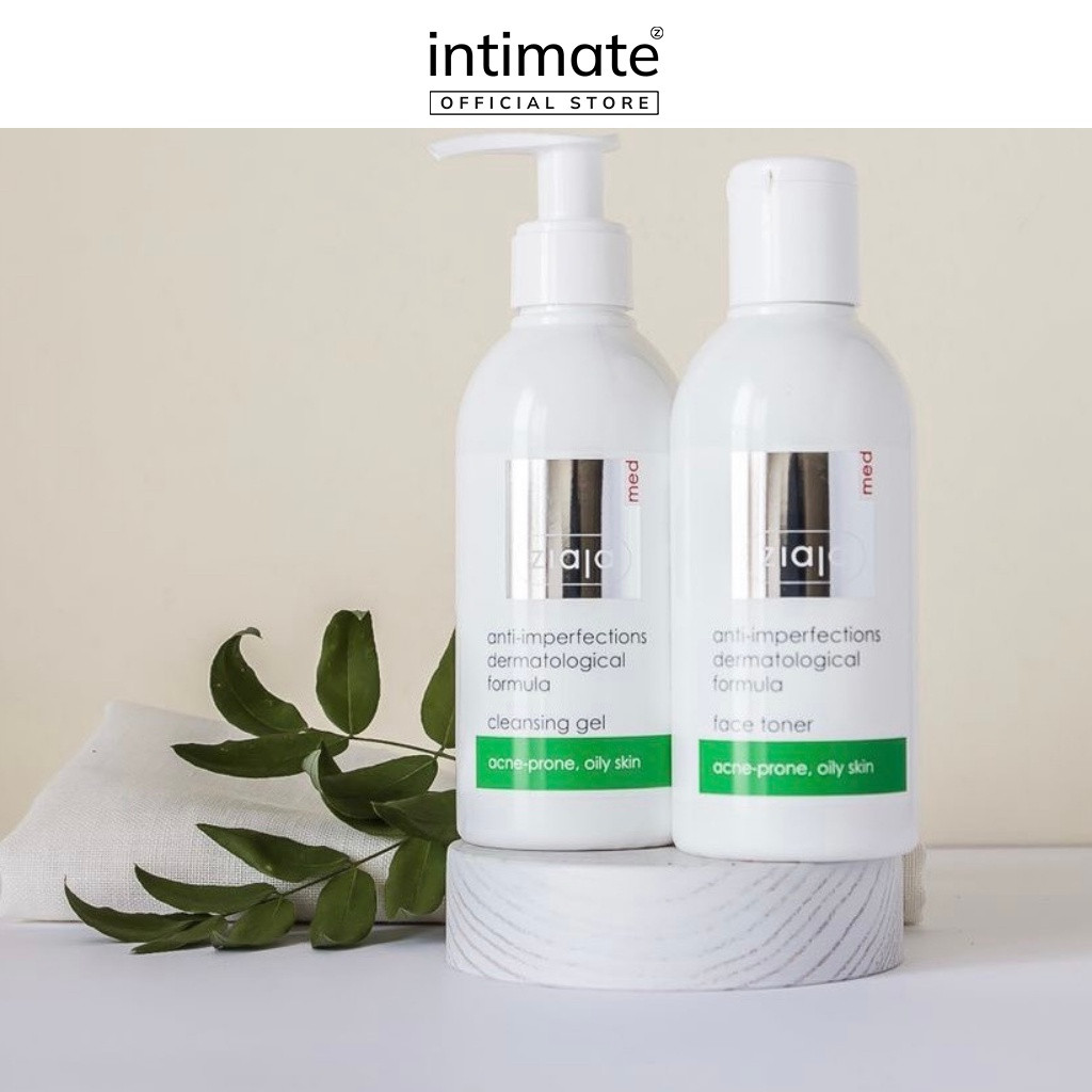 ZIAJA Gel Rửa Mặt Ngừa Khuẩn Giảm Mụn - MED ANTI-IMPERFECTIONS DERMATOLOGICAL FORMULA CLEANSING GEL (200ml)