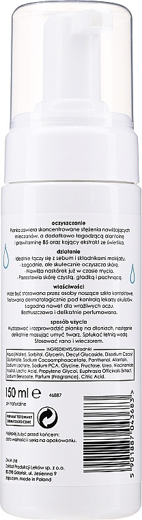 ZIAJA Sữa Rửa Mặt Dạng Bọt Siêu Dịu Nhẹ Ngừa Mẫn Đỏ - CLEANSING FOAM FACE WASH SENSITIVE & REDNESS-PRONE SKIN (150ml)