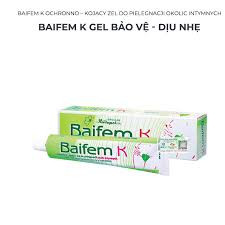 Gel Dưỡng Ẩm Hoàng Cầm, Bảo vệ, Dịu Nhẹ, Da Cơ Địa, Chàm Sữa, Mẩn Ngứa - BAIFEM K OCHRONNO-KOJACY ZEL DO PIELEGNACJI OKOLIC INTYMNYCH (15g)