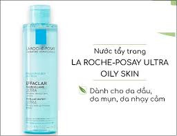 LAROCHE-POSAY Nước Tẩy Trang Dành Cho Da Dầu Mụn, Da Nhạy Cảm - EFFACLAR MICELLAR WATER ULTRA (200ml/400ml)