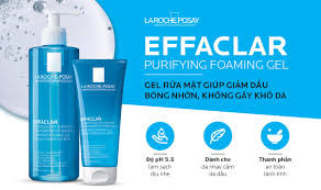 LAROCHE-POSAY Gel Rửa Mặt Tạo Bọt Cho Da Dầu Nhạy Cảm - EFFACLAR PURIFYING FOAMING GEL FOR OILY SENSITIVE SKIN (50ml/200ml/400ml)