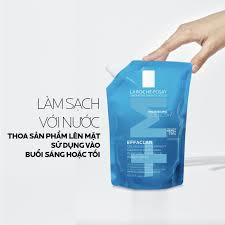 LAROCHE-POSAY Gel Rửa Mặt Tạo Bọt Làm Sạch & Giảm Nhờn Cho Da Dầu Nhạy Cảm - EFFACLAR FOAMING GEL REFILL (400ml)