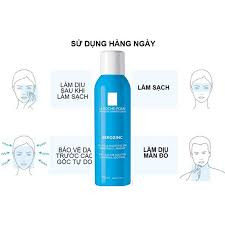 LAROCHE-POSAY Nước Khoáng Làm Sạch và Làm Dịu Da - SEROZINC ZINC SULFATE  SOLUTION CLEANSING, SOOTHING (150ml)