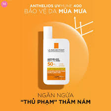 LAROCHE-POSAY Kem Chống Nắng Dạng Sữa Không Nhờn Rít Cho Da Nhạy Cảm - ANTHELIOS UVMUNE 400 INVISIBLE FLUID (50ml)