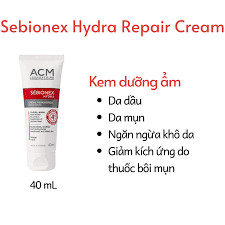 ACM Kem Dưỡng Ẩm Dành Cho Da Mụn - SEBIONEX HYDRA REPAIR CREAM (40ml)