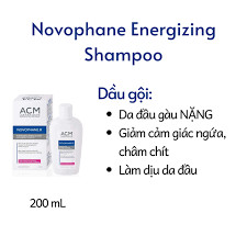 ACM Dầu Gội Làm Sạch Và Dưỡng Tóc Khỏe Mạnh - NOVOPHANE ENERGIZING SHAMPOO (200ml)