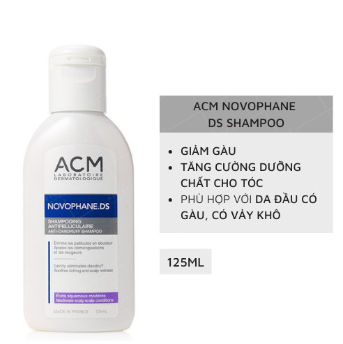 ACM Dầu gội hỗ trợ giảm gàu ngứa - NOVOPHANE DS ANTI-DANDRUFF SHAMPOO (125ml)