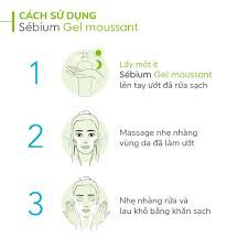 BIODERMA Gel Rửa Mặt Dành Cho Da Dầu & Hỗn Hợp - SEBIUM GEL MOUSSANT TUBE (45ml/100ml/200ml)