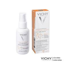 VICHY Gel Chống Nắng Giúp Ngăn Ngừa, Giảm Thâm Nám và Giảm Nếp Nhăn - CAPITAL SOLEIL UV-AGE DAILY ANTI PHOTO-AGEING WATER FLUID (50ml)