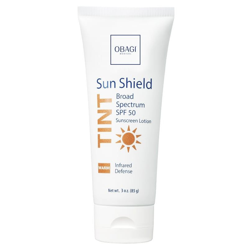 OBAGI Kem Chống Nắng Phổ Rộng Dạng Kem Lót Chống Tia UVA/UVB & Tia Hồng Ngoại - SUN SHIELD TINT BROAD SPECTRUM SPF50 WARM (85g)