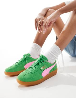 Puma Palermo green and pink SIZE 41