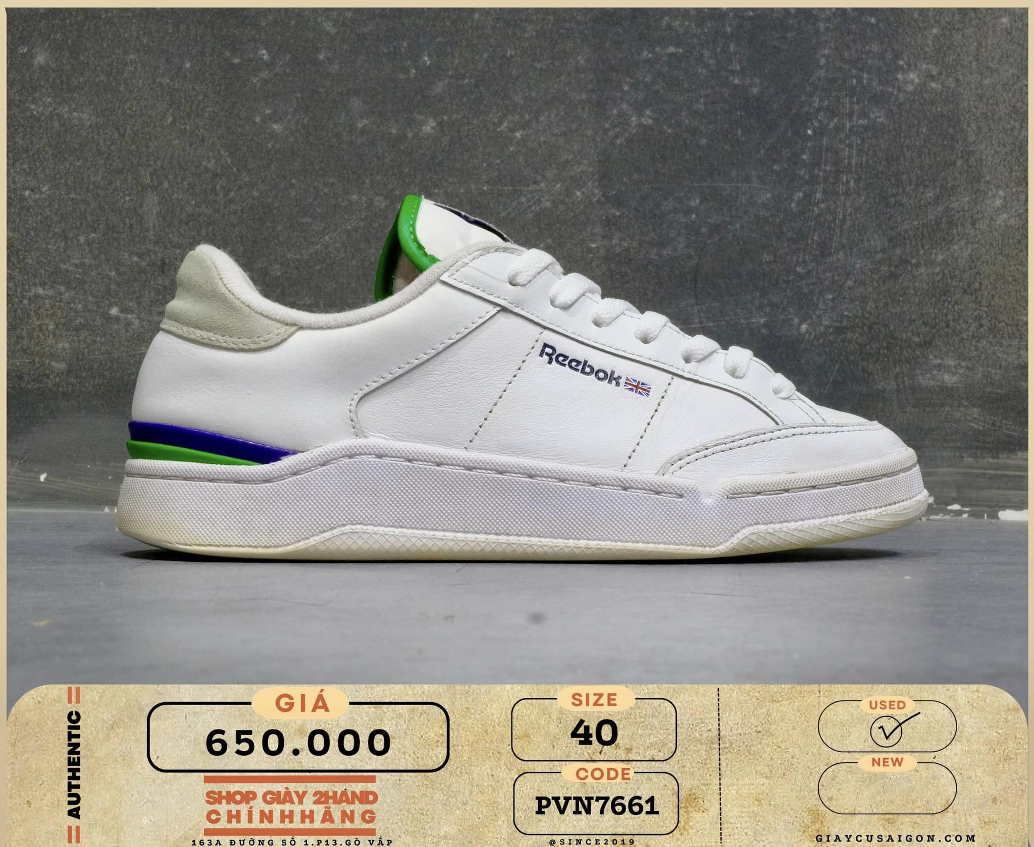 Giày 2hand  Reebok AD Court 7661