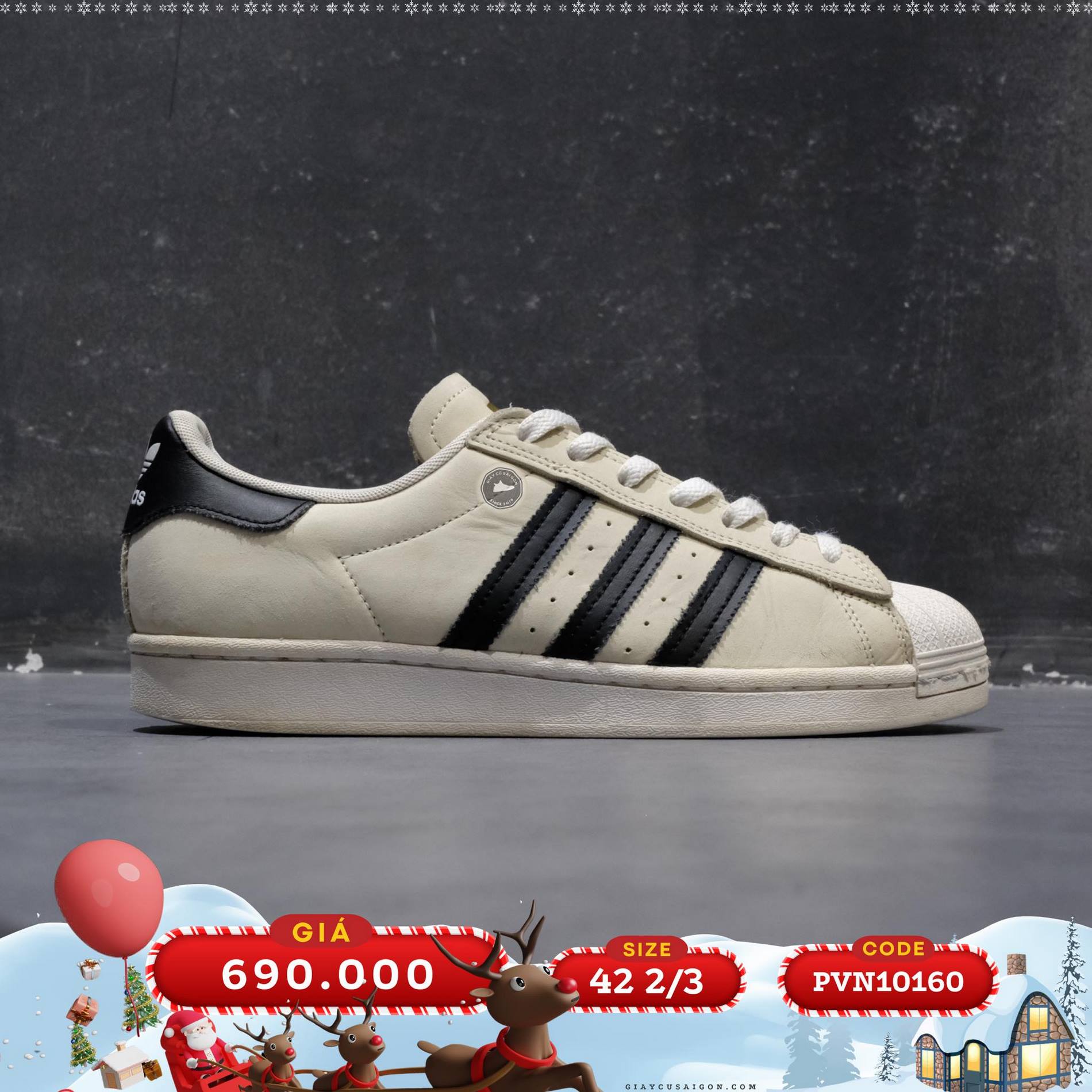2hand giày A.didas Superstar White FV0322 SIZE 42 2/3 PVN10160