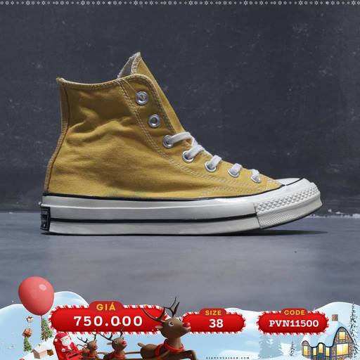 2HAND GIÀY Converse Chuck Taylor All Star 70 High 159189C SIZE 38