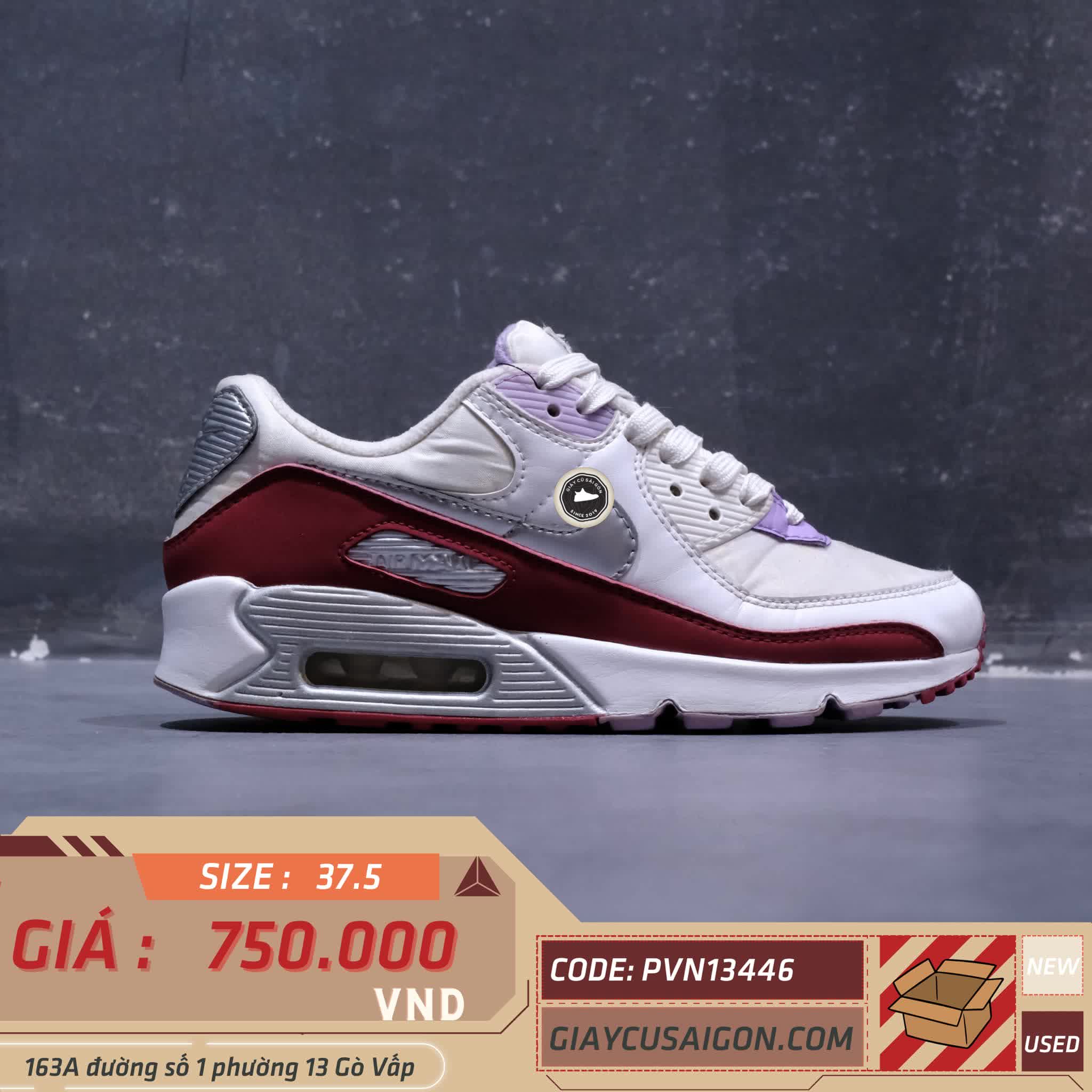 2hand Giày Nike Air Max 90 'Team Red' CU3004-176 SIZE 37.5 pvn13446