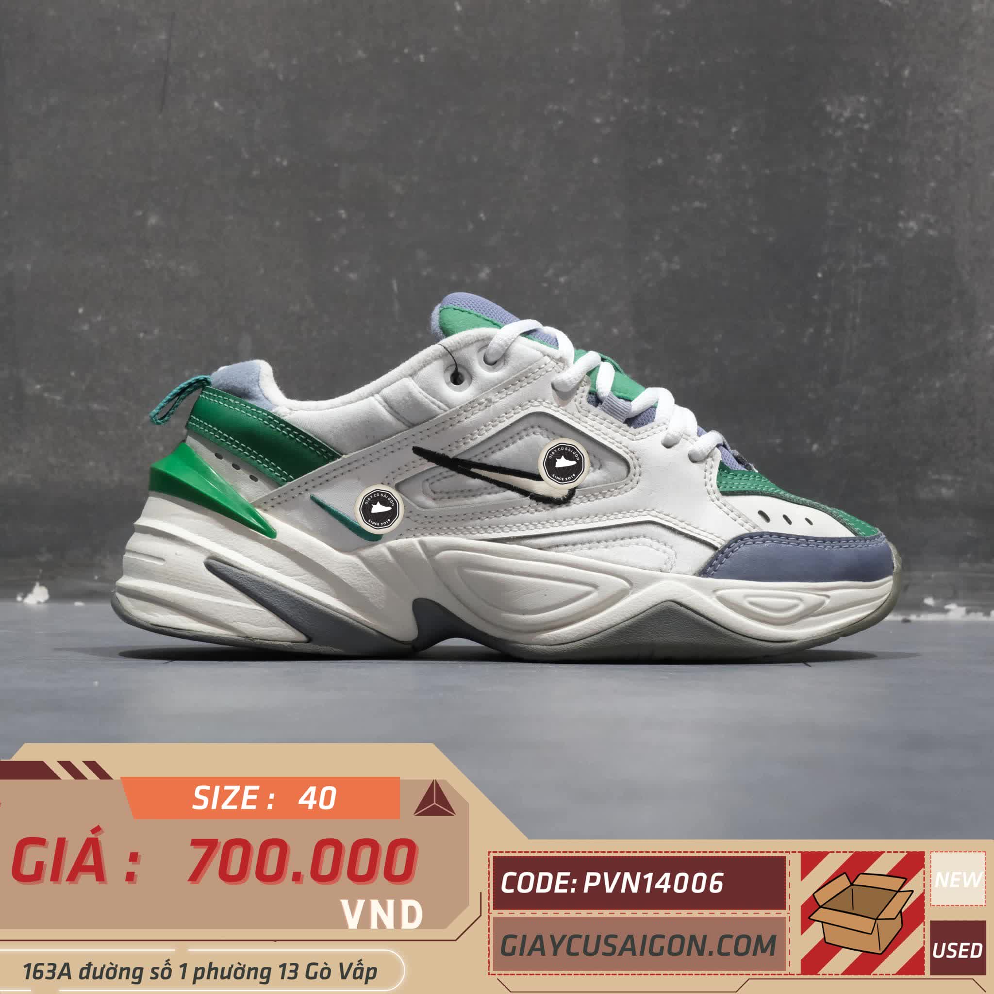 Giày 2hand Nike M2K Tekno White Green AV4789-009 SIZE 40 pvn14006