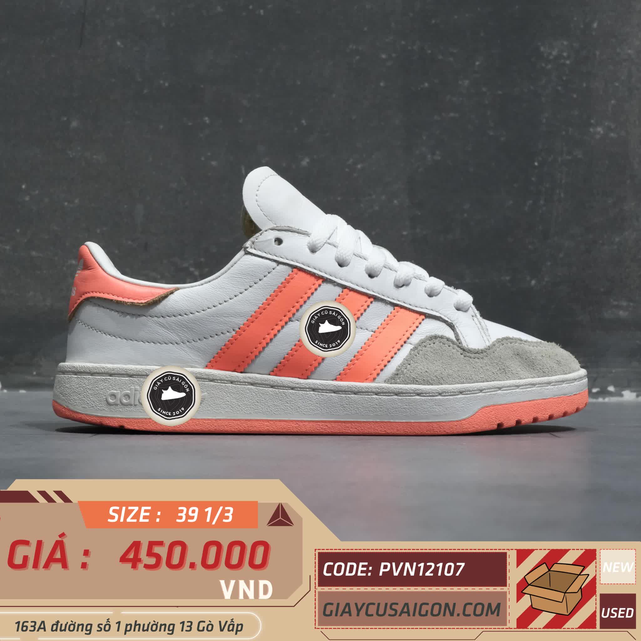 Giày 2hand Adidas TEAM COURT W EF6071 SIIZE 39 1/3 pvn12107