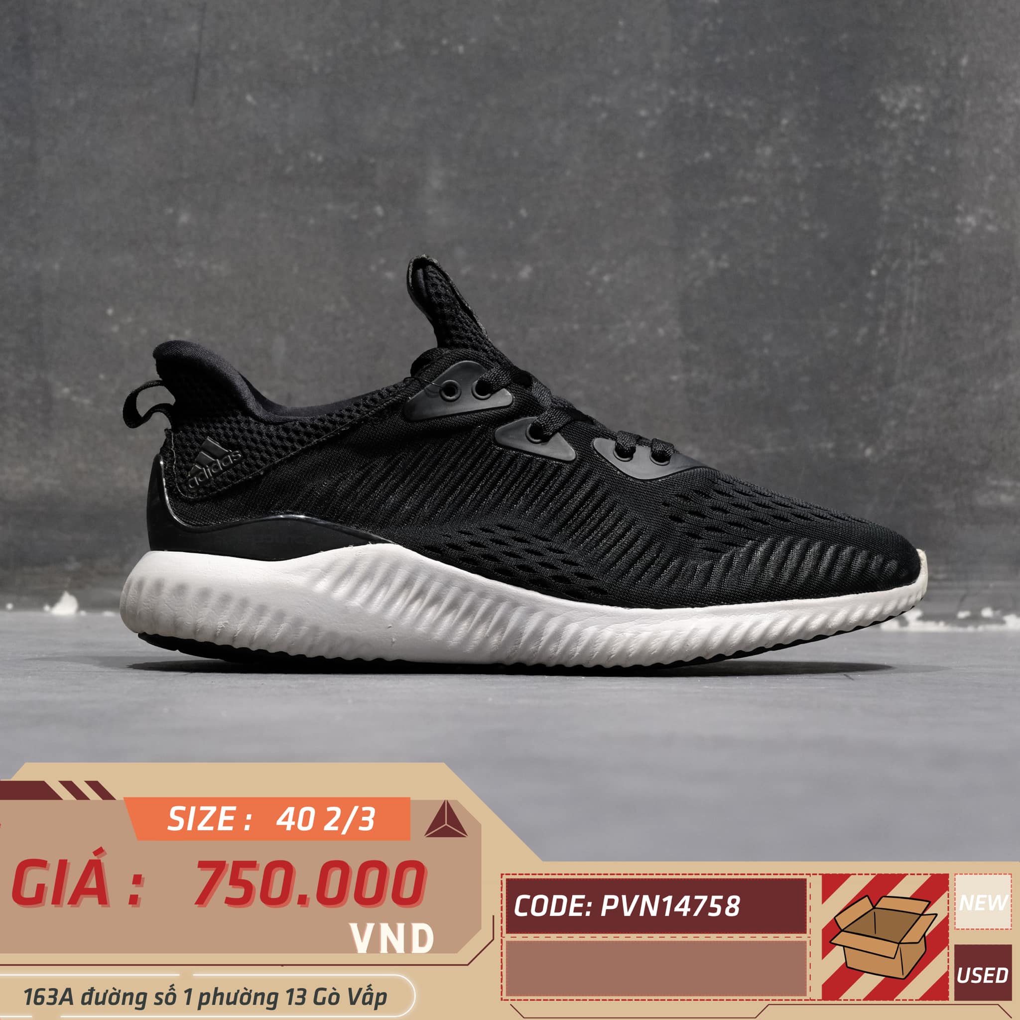 2hand Giày Adidas Alphabounce SIZE 40 2/3 PVN14758