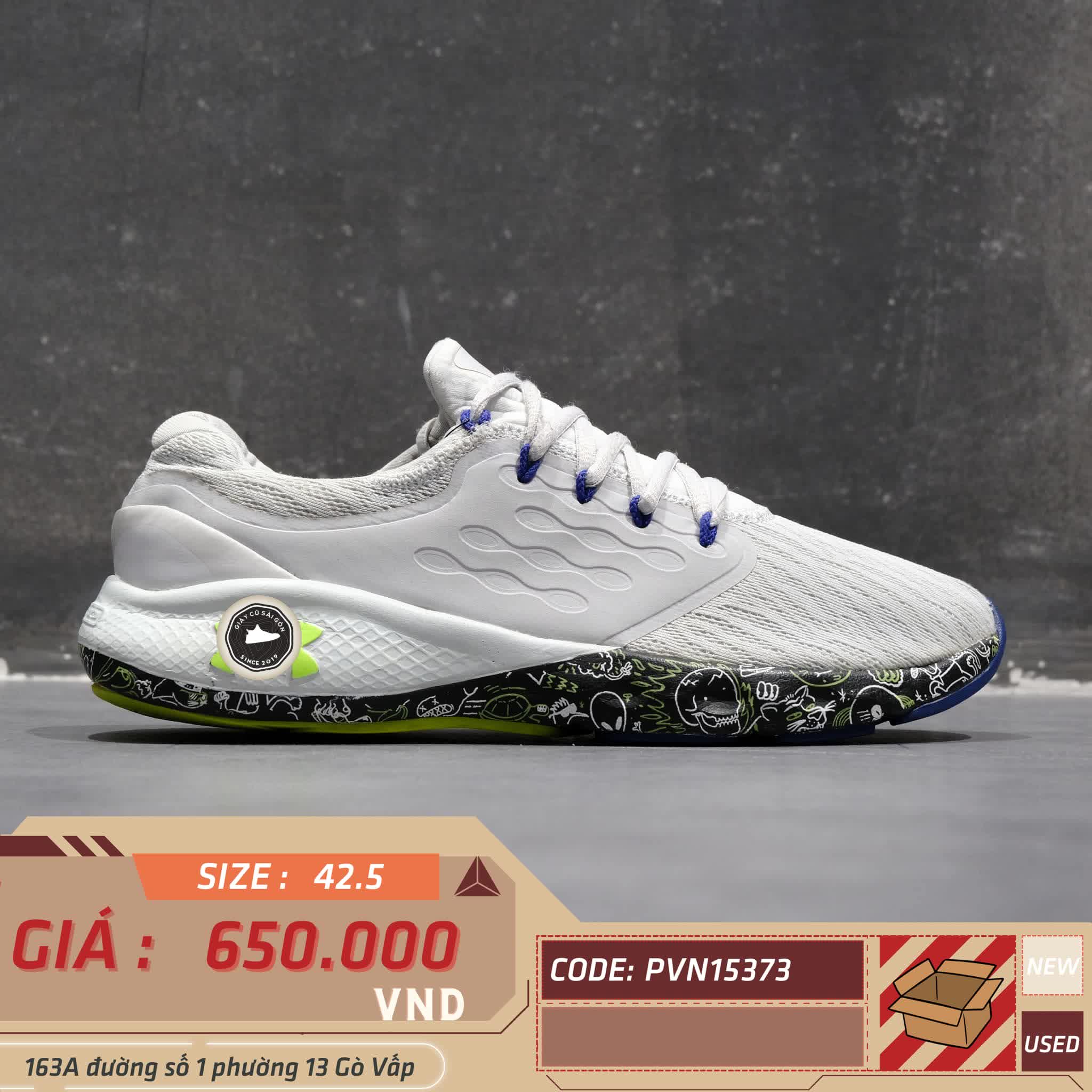 Giày 2hand Under Armour Charged Vantage Fun CN 'Grey Green' 3026450-100 SIZE 42.5 PVN15373