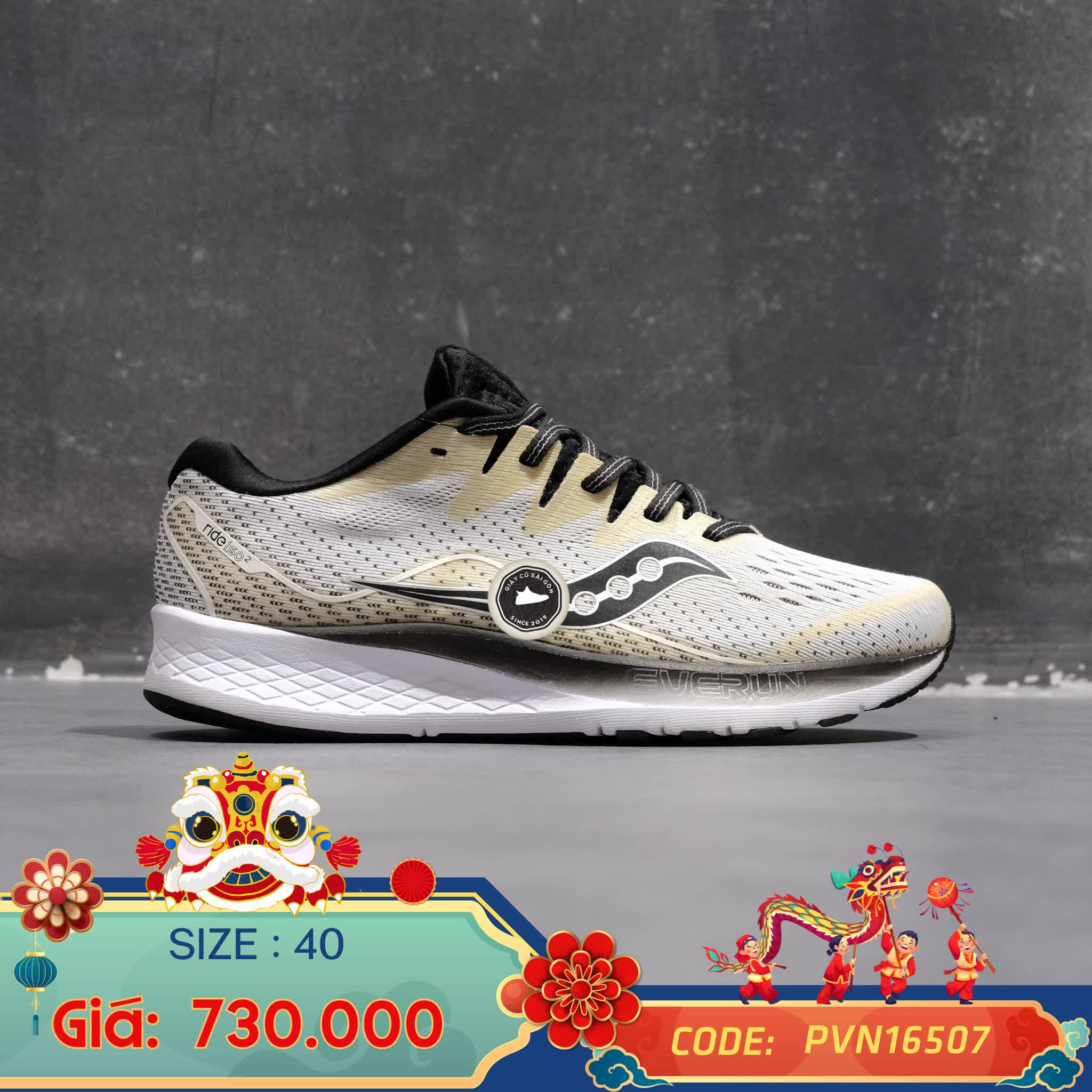 Giày 2hand SAUCONY RIDE ISO 2 SIZE 40 pvn16507