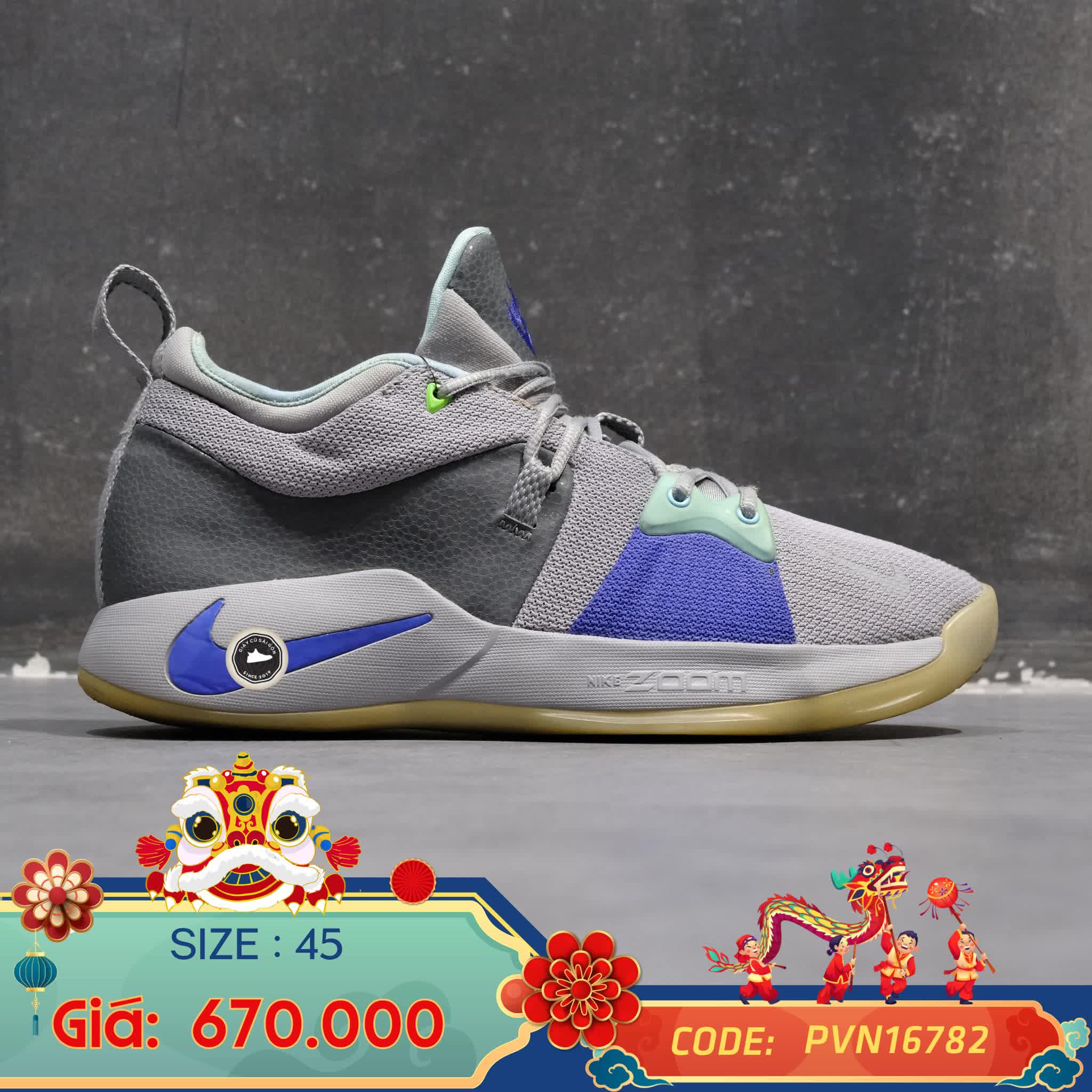 Giày 2hand PG 2 'ACG' AJ2039-300 SIZE 45 pvn16782