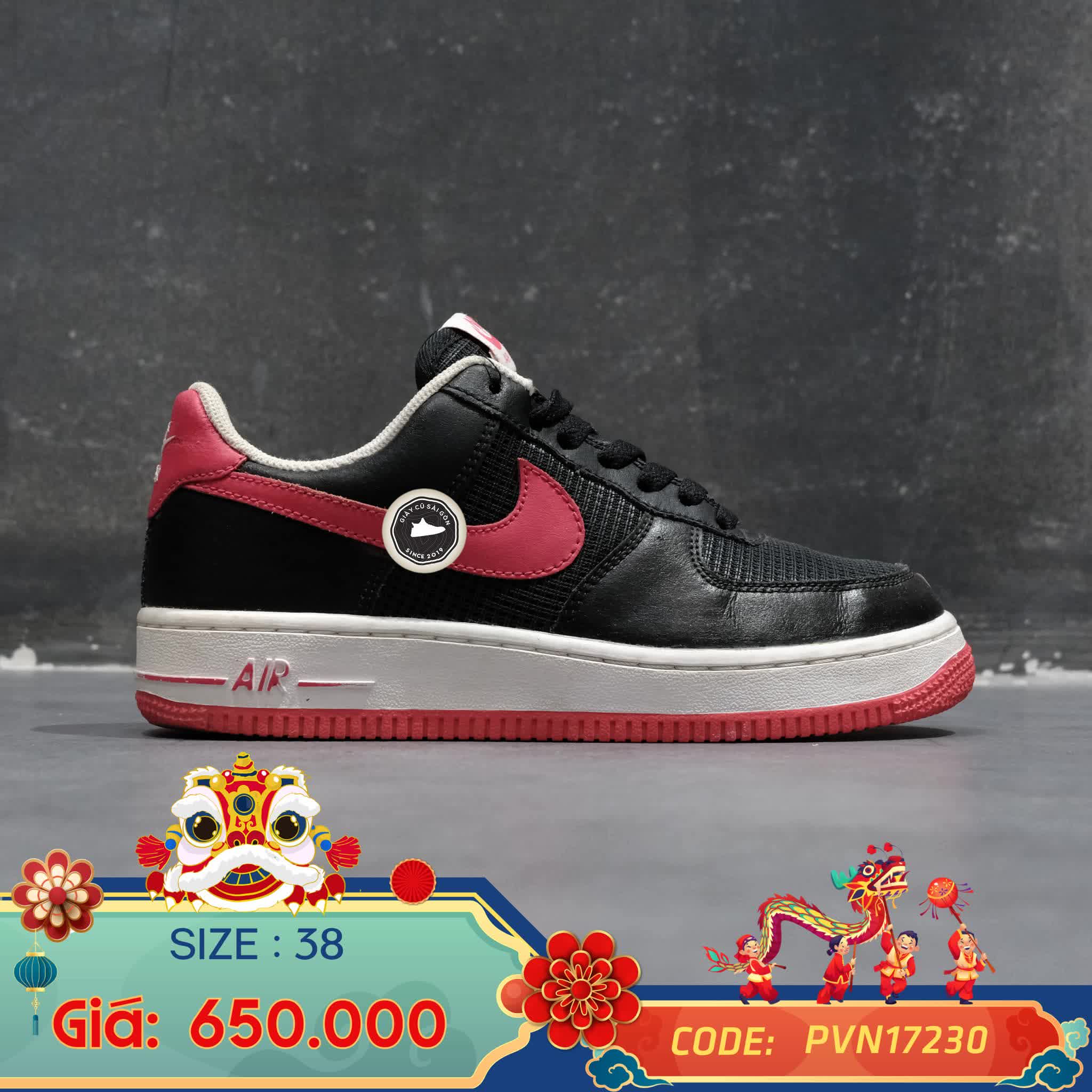 Giày 2hand Air Force 1 315115-010 SIZE 38 PVN17230