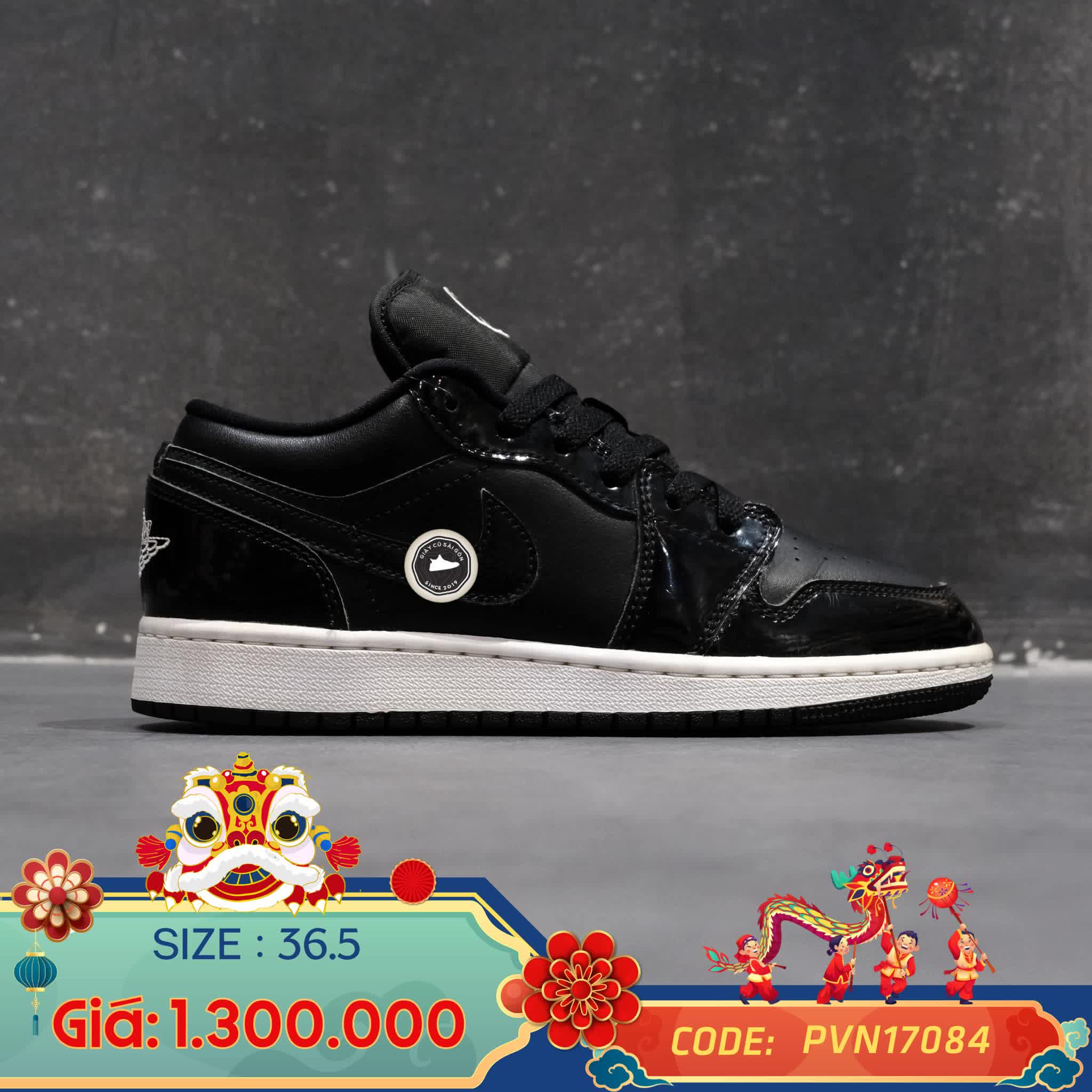 Giày 2hand Air Jordan 1 Low SE GS 'All Star Weekend' DD2191-001 SIZE 36.5 pvn17084