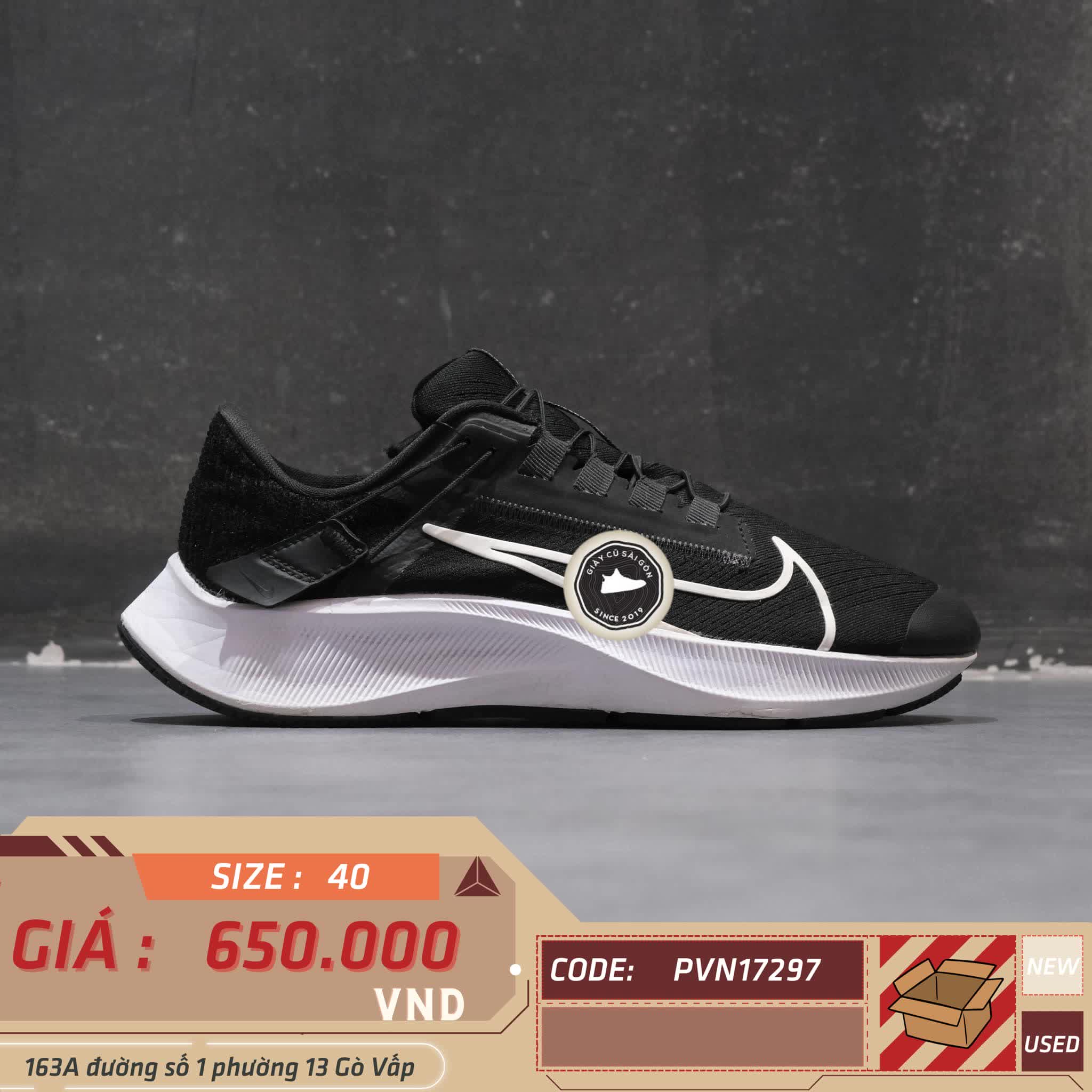 giày 2hand  Air Zoom Pegasus 38  DA6698-001  SIZE 40 pvn17297