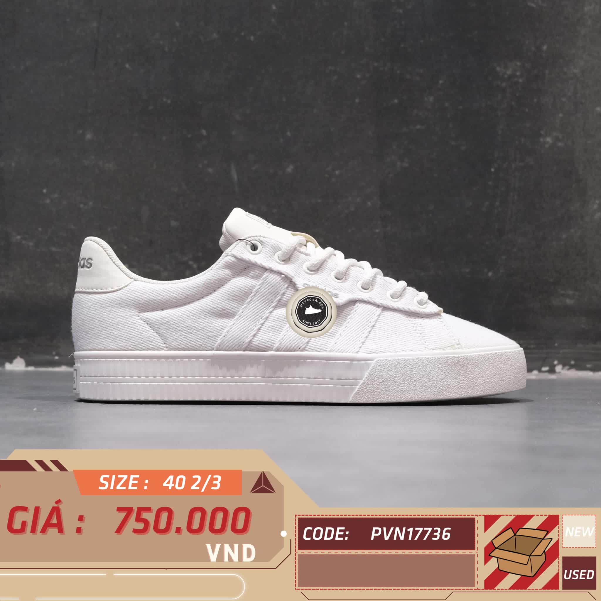 Giày 2hand Daily 3.0 'Cloud White' FY8449 SIZE 40 2/3 pvn17736