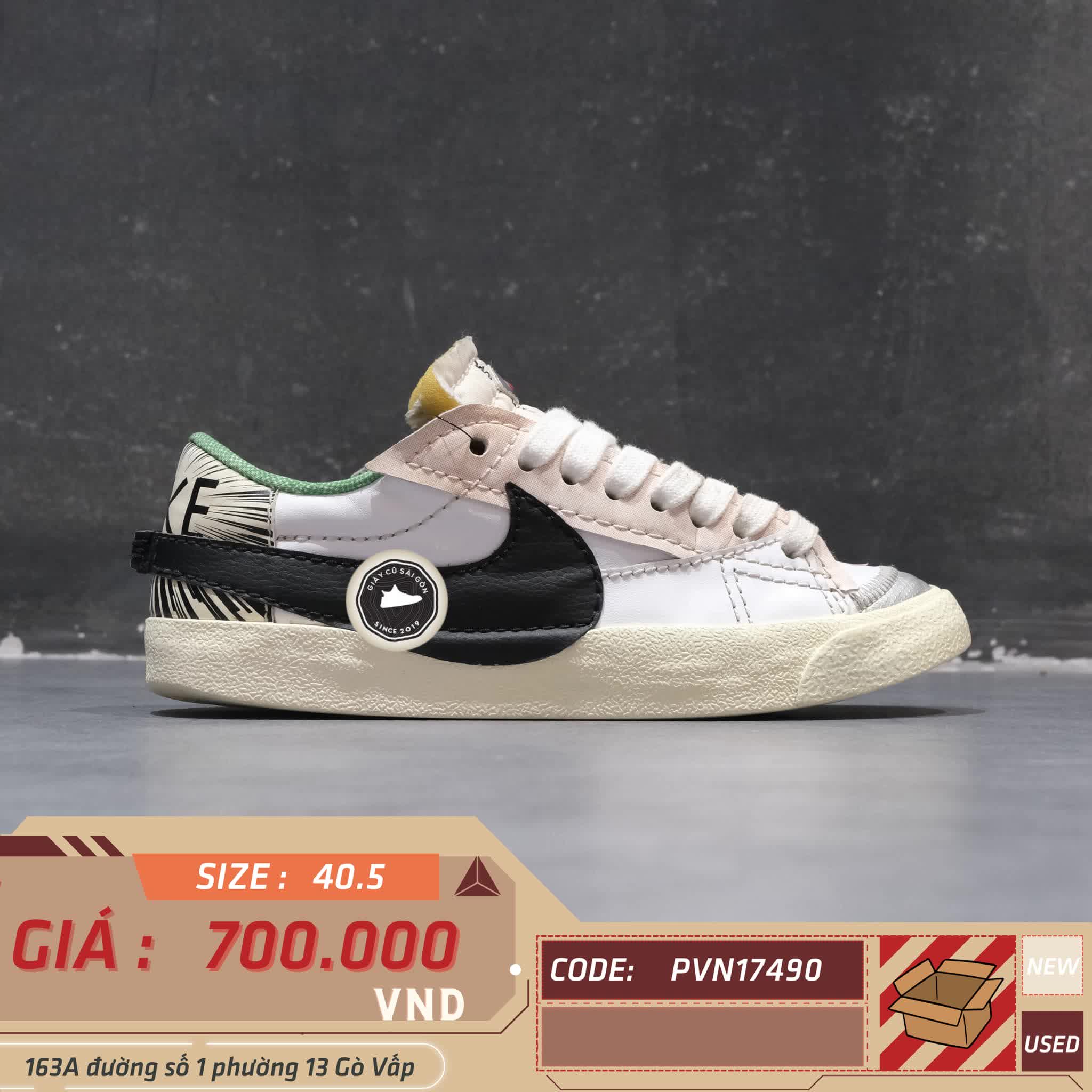 Giày 2hand 77 Jumbo Mighty Swooshers PVN15010 SIZE 40.5 pvn17490