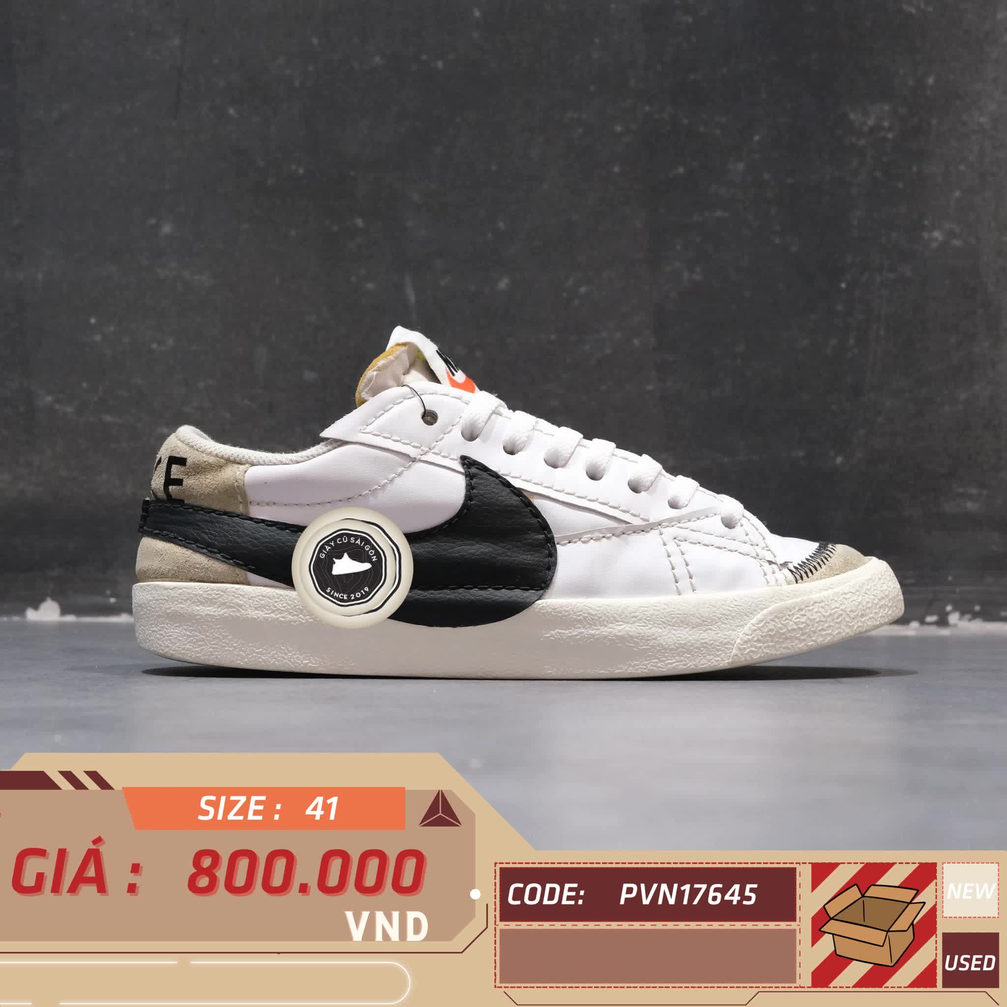 Giày 2hand 77 Jumbo 'White Black' DN2158-101 SIZE 41 PVN17645
