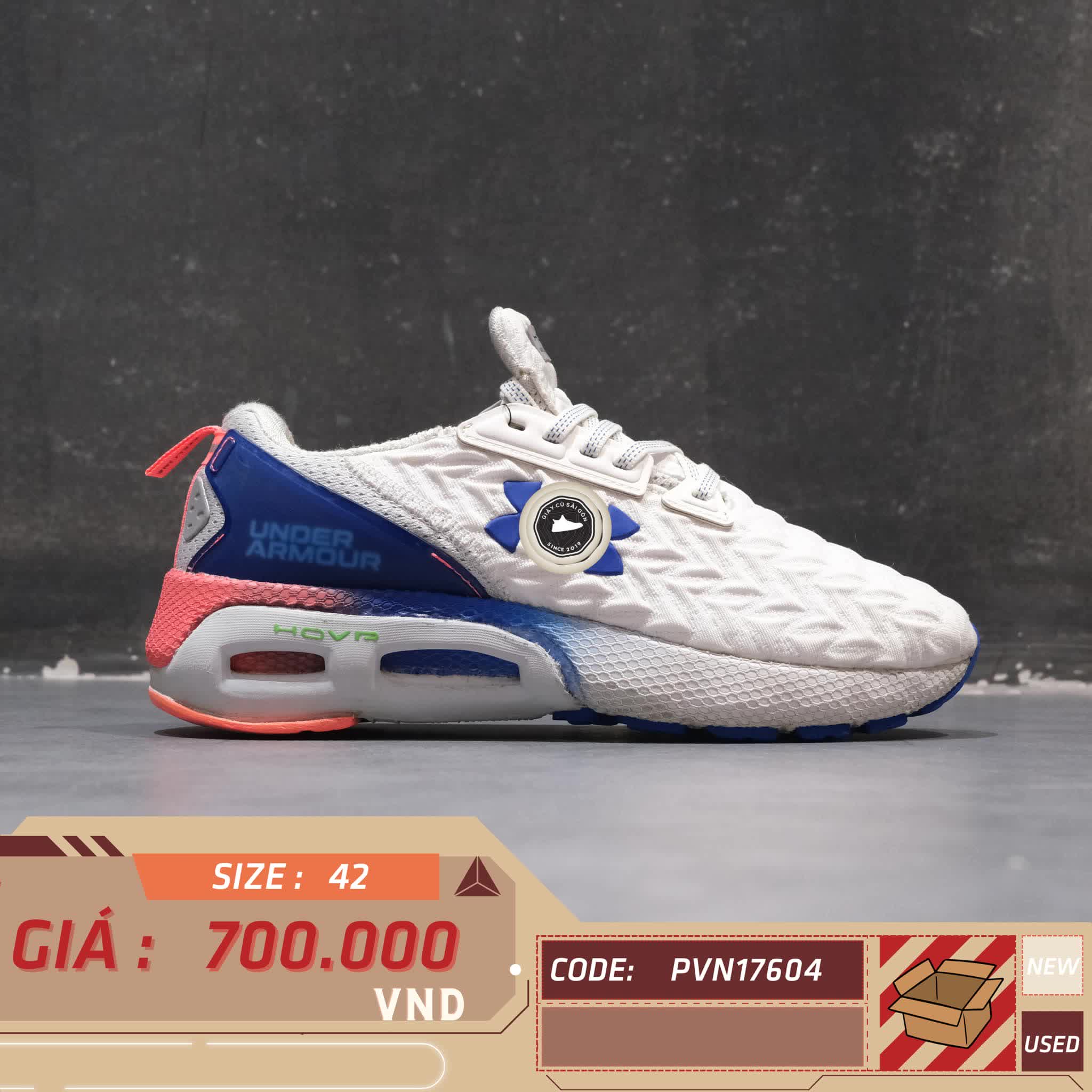 Giày 2hand HOVR Mega 2 'White Orange' 3025472-100 SIZE 42 PVN17604