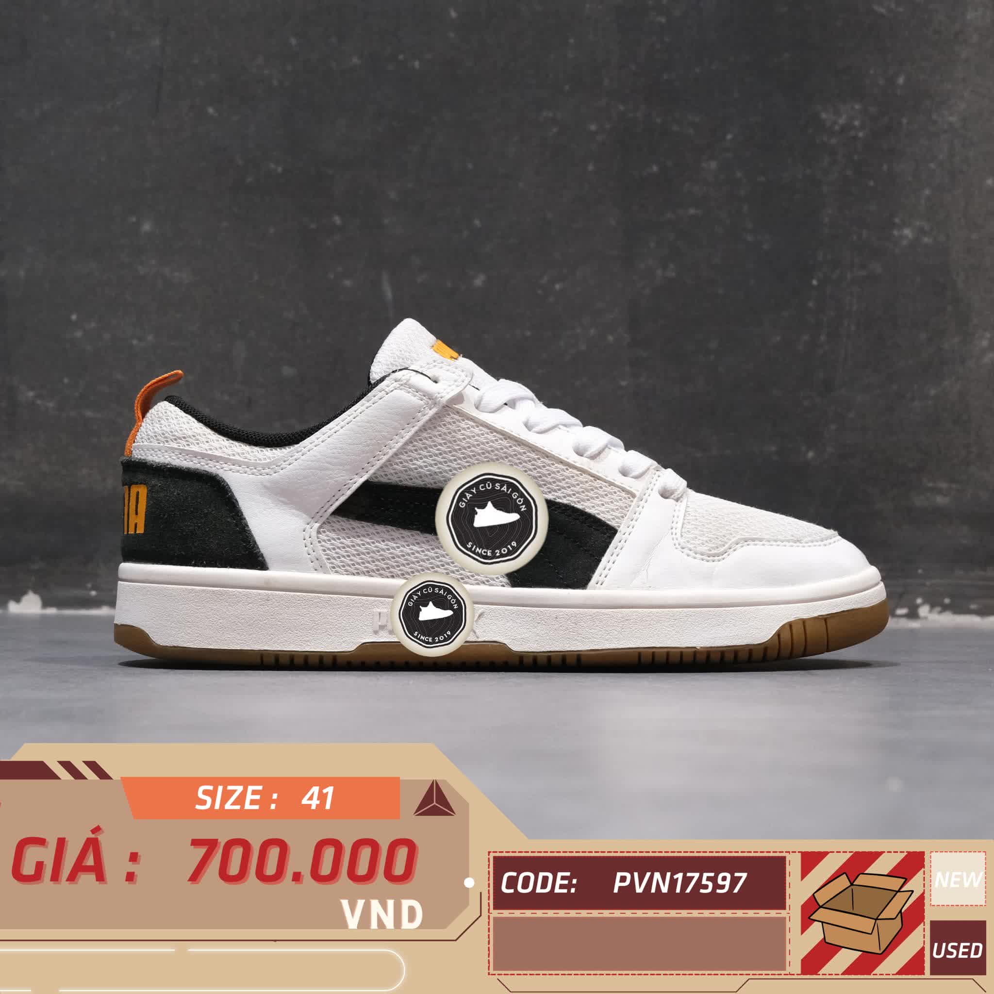 GIÀY 2HAND Rebound Layup Lo 'White Black' 370914-02 SIZE 41 PVN17597