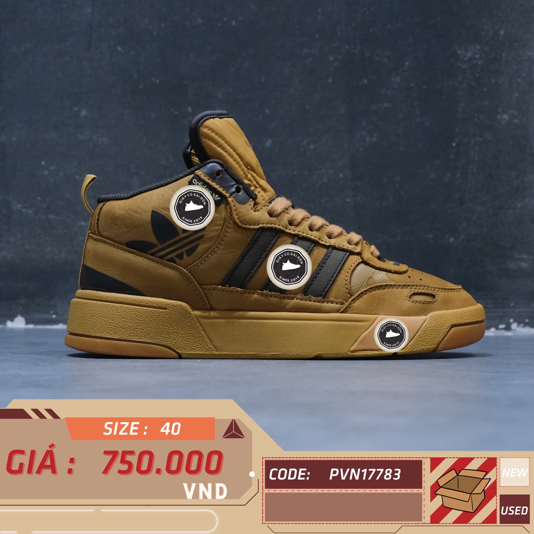 ADIDAS ORIGINALS SKATE SHOES ID1672 SIZE 40 GIÀY 2HAND CHÍNH