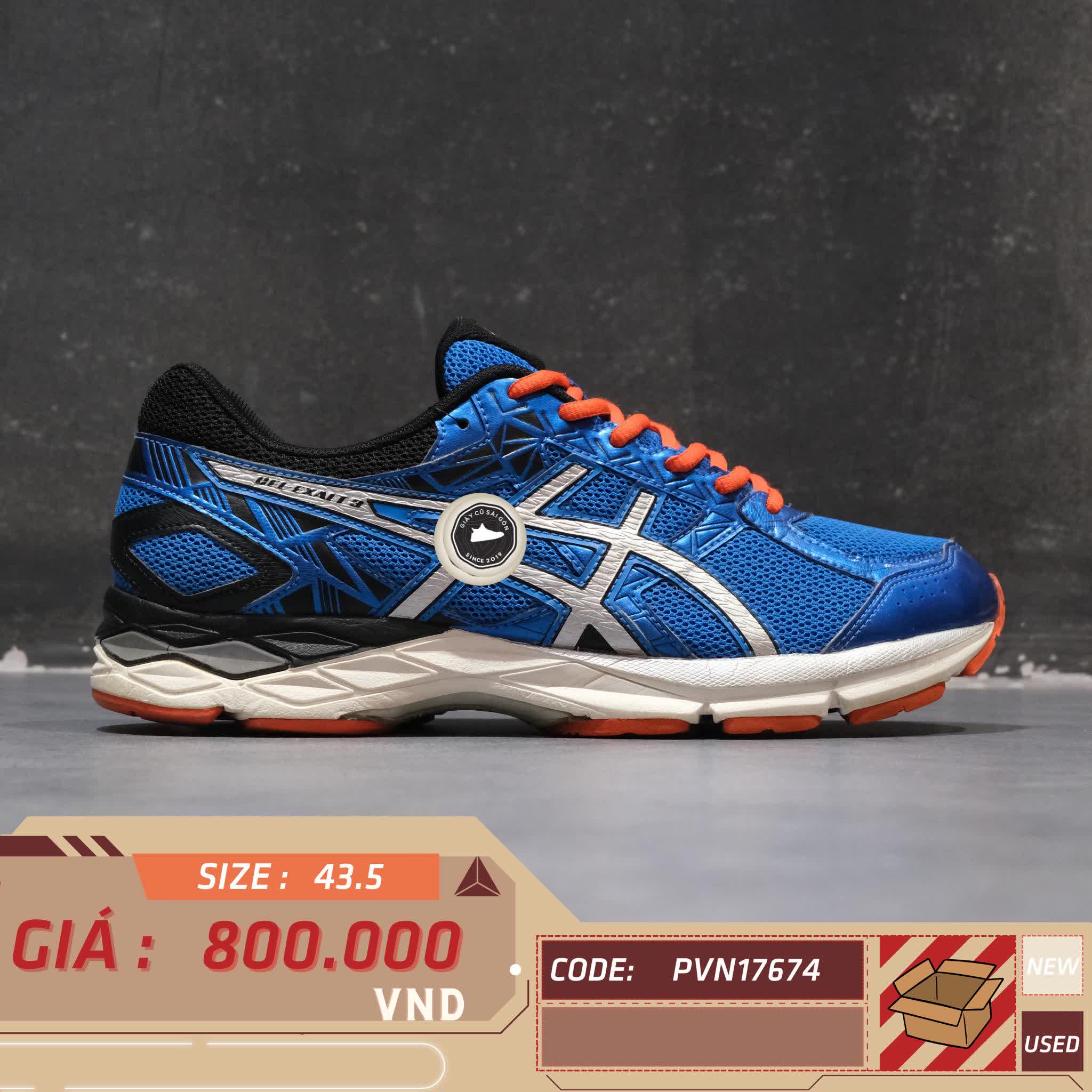 Giày 2hand Asics Gel  Exalt 3 SIZE 43.5
